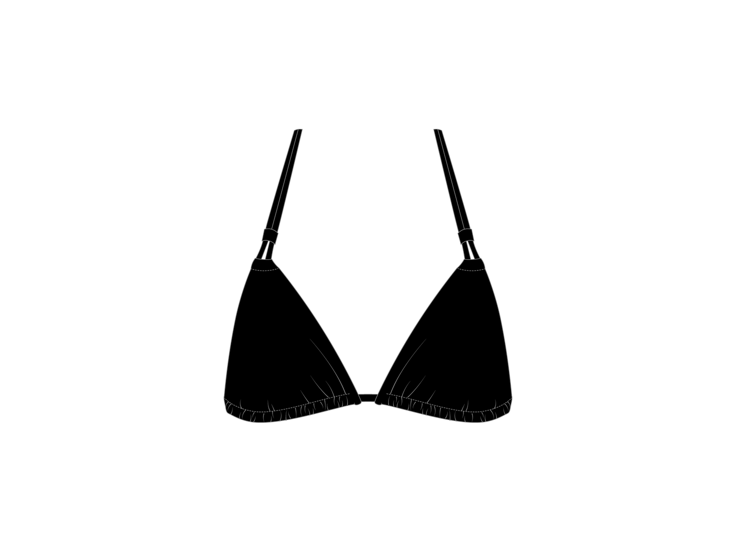 Manhattan Black Double String Top