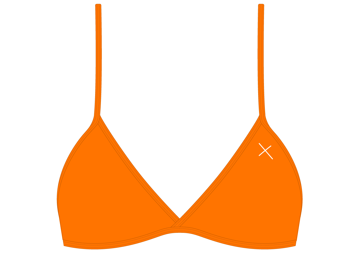 Wild Orange Fitted Top II