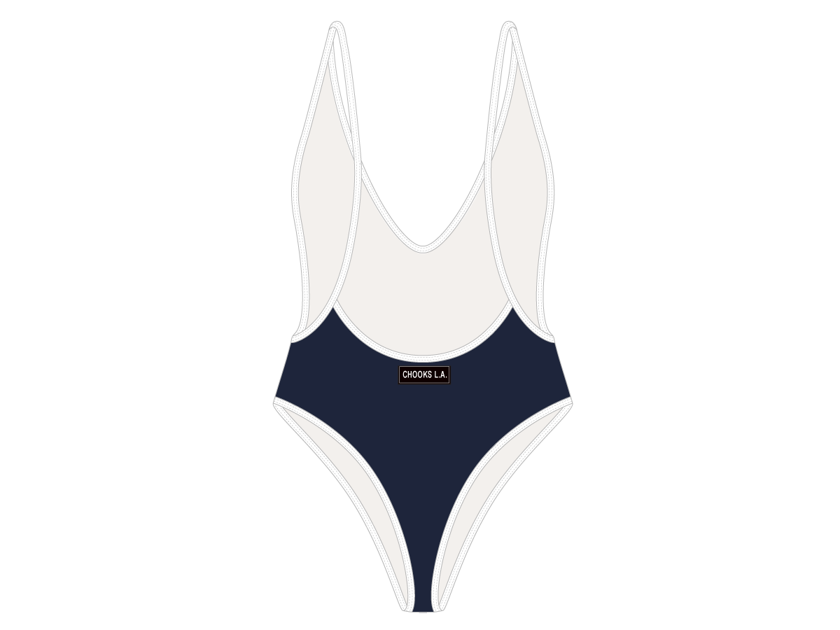 Captain Blue Retro One-Piece