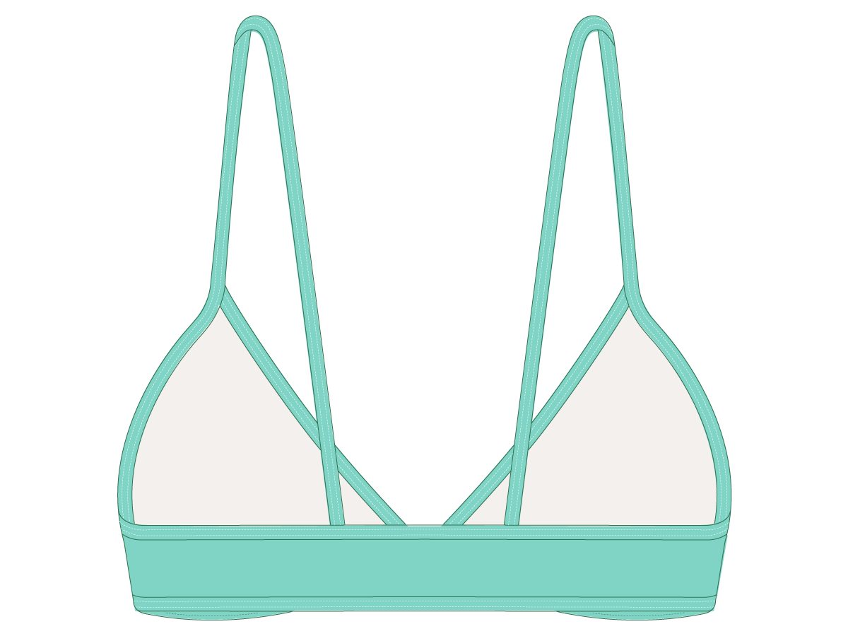 Lake Green Fitted Top II