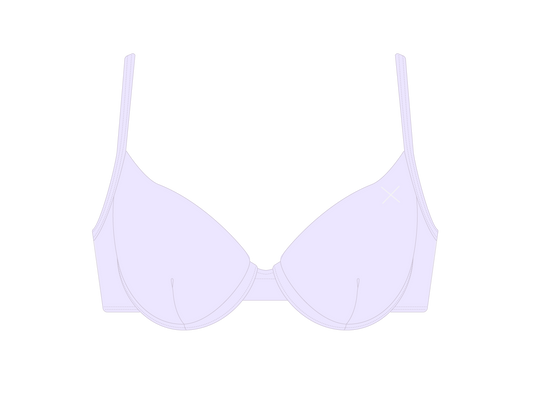 Lavender Bustier Top