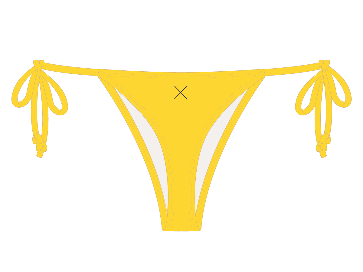 Lily Yellow Beachy Bottoms