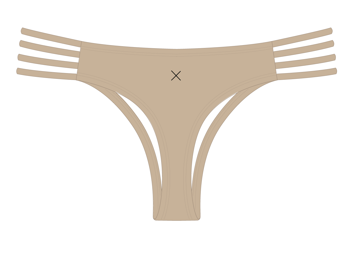Laos Tan Classic Strap Bottoms