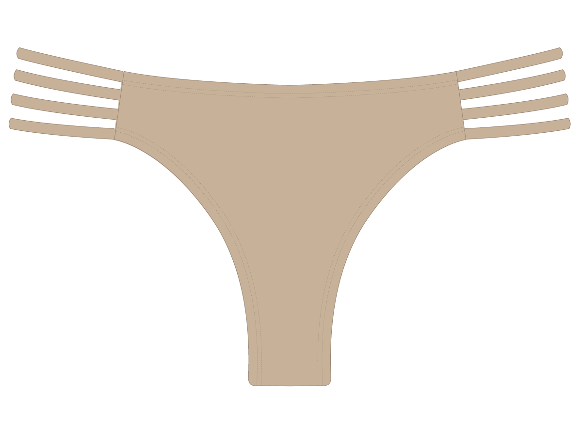 Laos Tan Classic Strap Bottoms