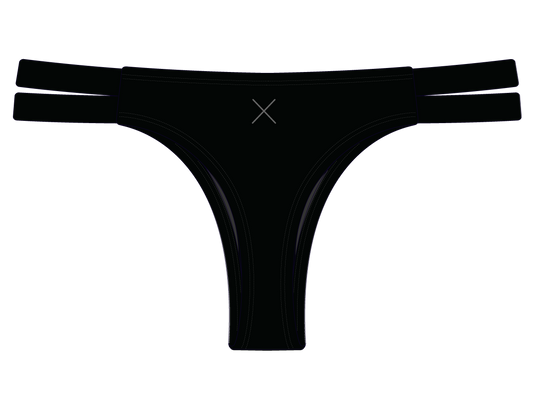 Manhattan Black Dual Strap Bottom II