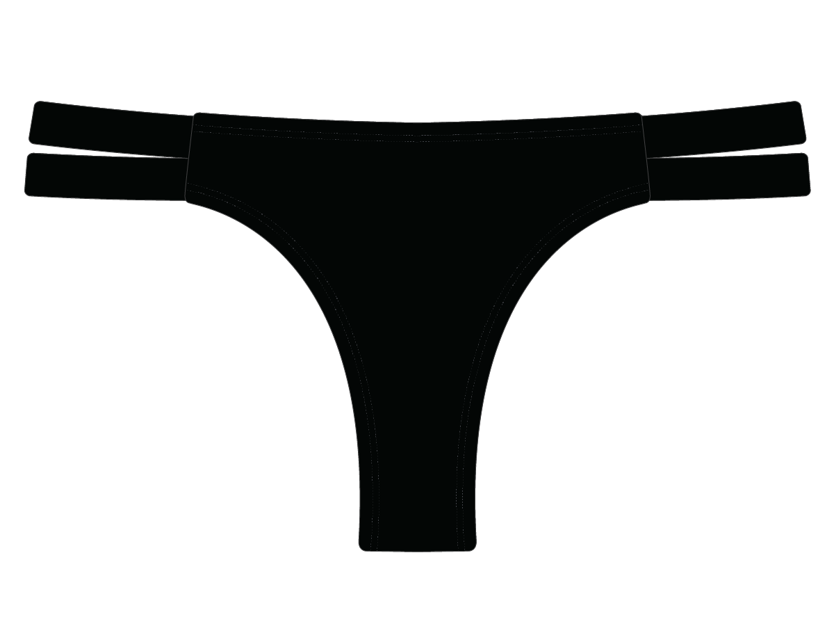 Manhattan Black Dual Strap Bottom II