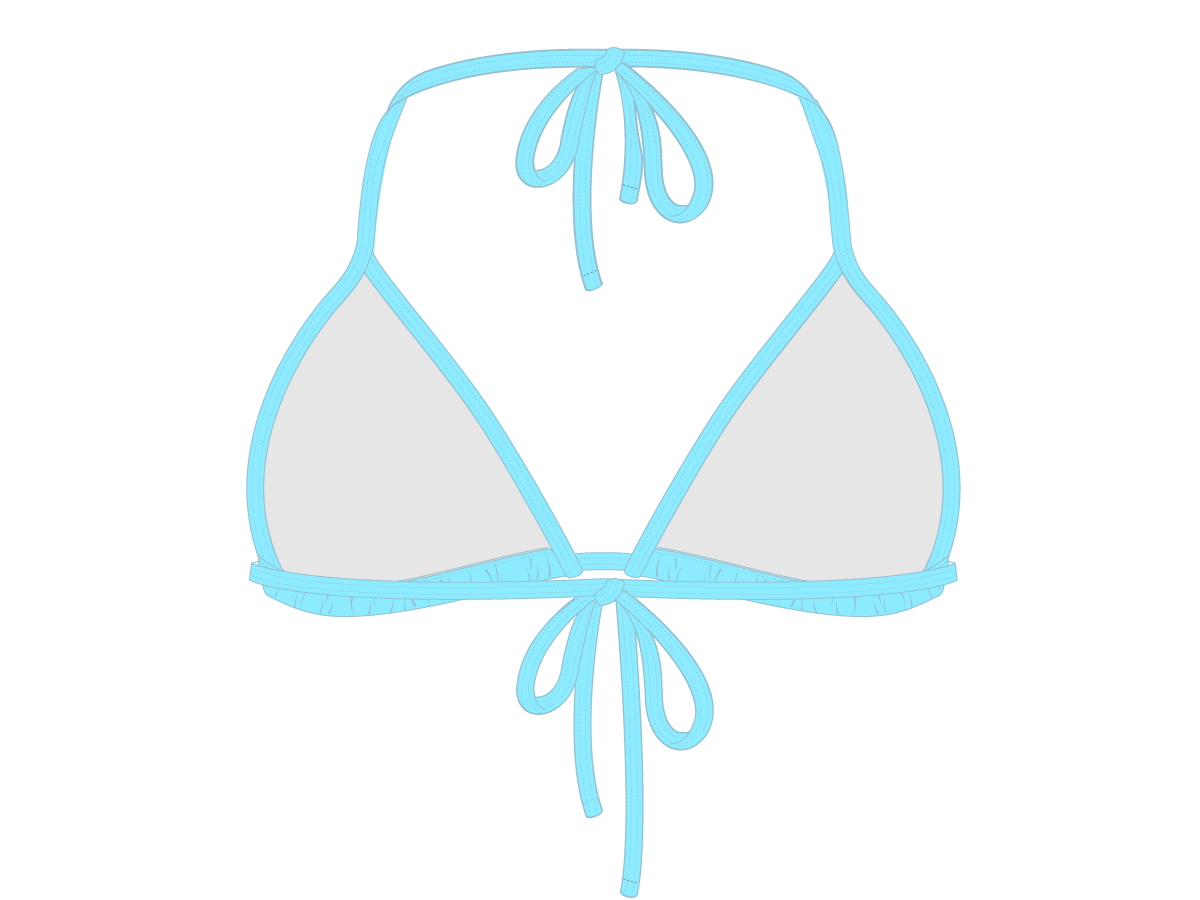 Off-Blue Bikini Top II