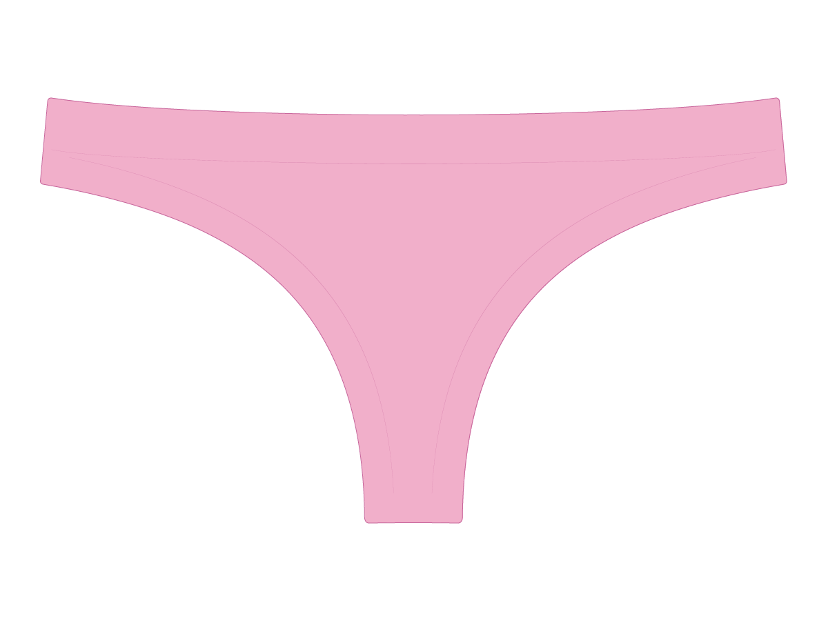 Beverly Pink Seamless Panties