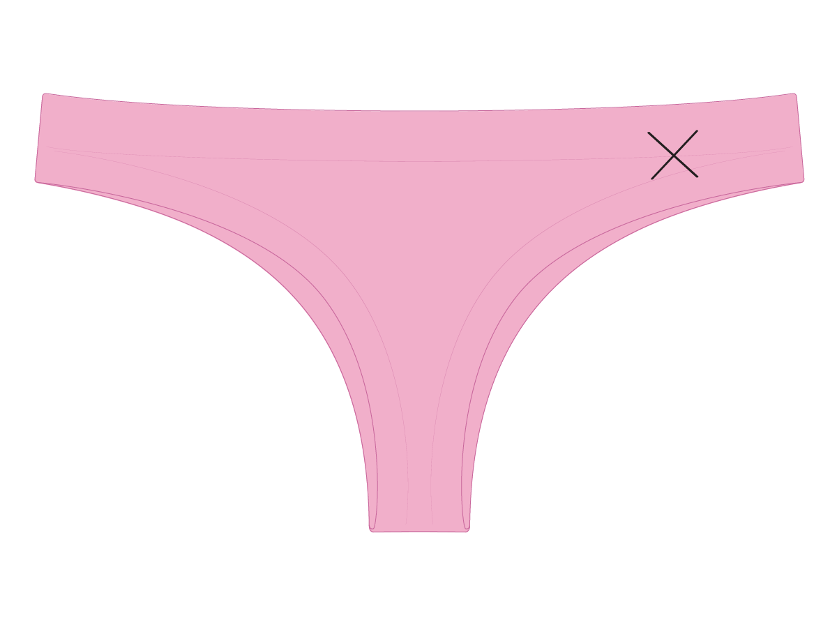 Beverly Pink Seamless Panties