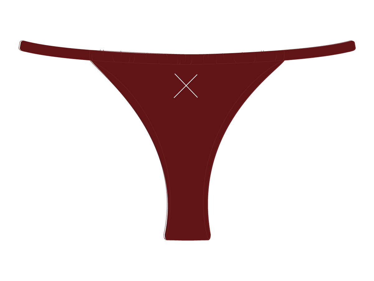 Plum Red Adjustable Bottoms