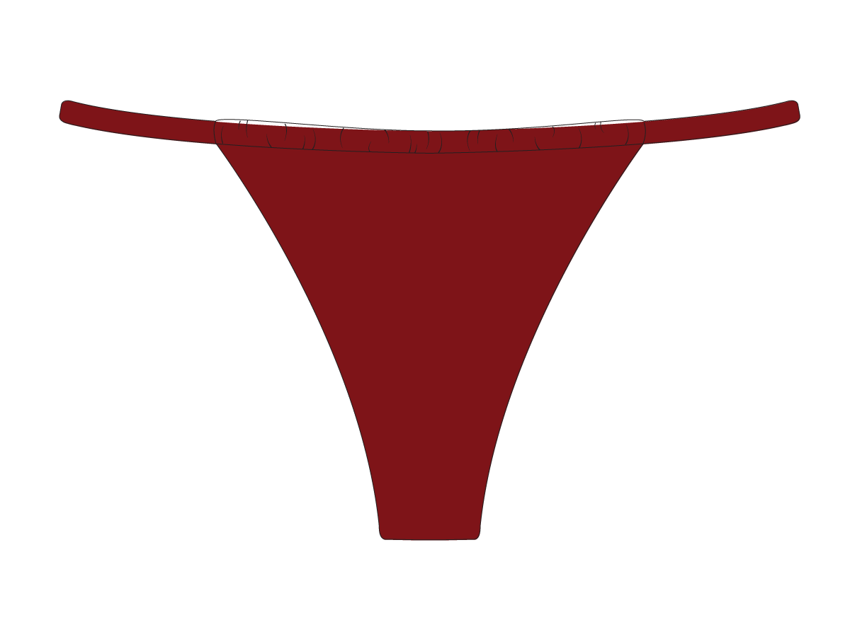 Plum Red Adjustable Bottoms