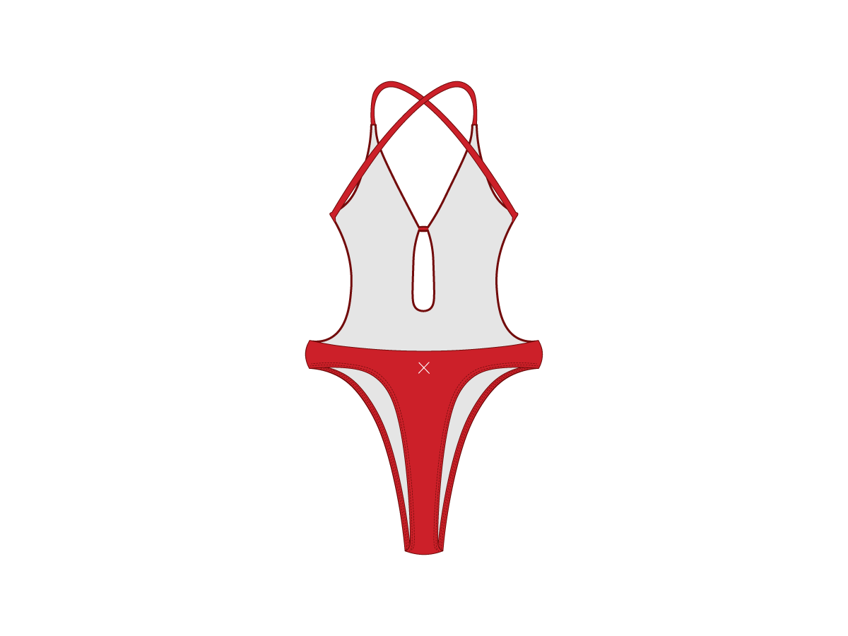 Rose Red Radar One Piece
