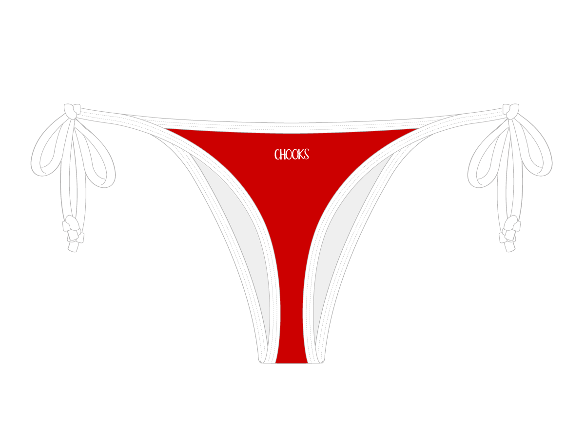 Bay Red Side-Tie Bottom