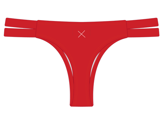 Rose Red Dual Strap Bottom II