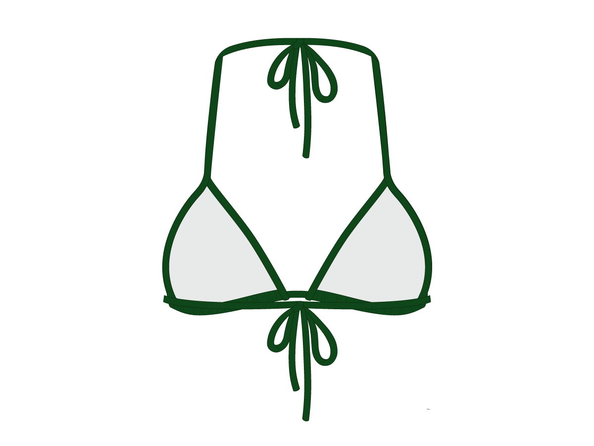 Sage Green Bikini Top II