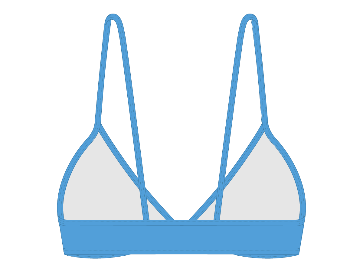 Sky Blue Fitted Top II