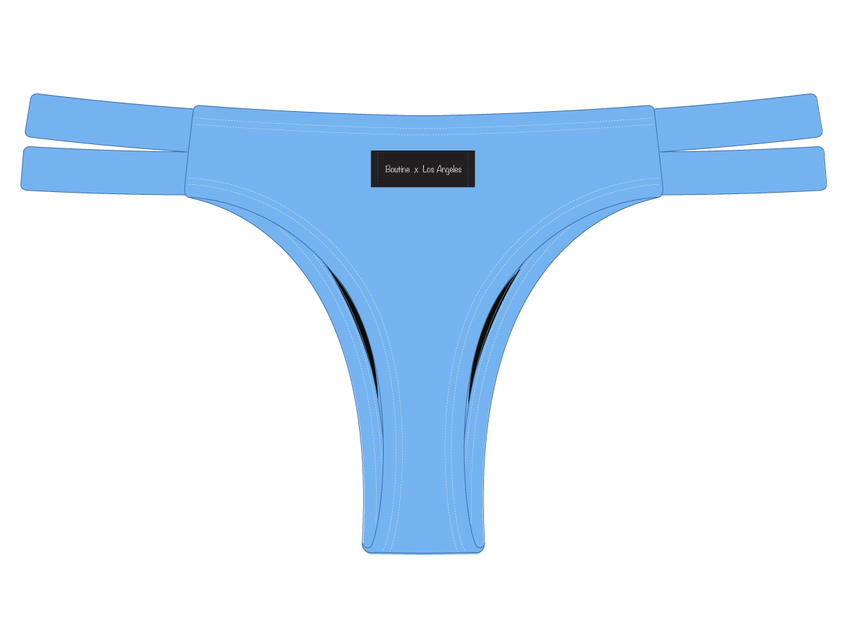 Sky Blue Dual Strap Bottom