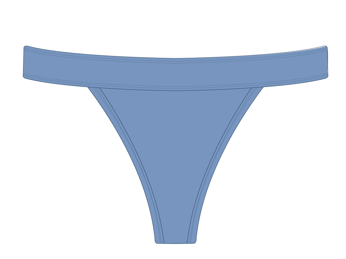 Slate Blue Surf Bottoms