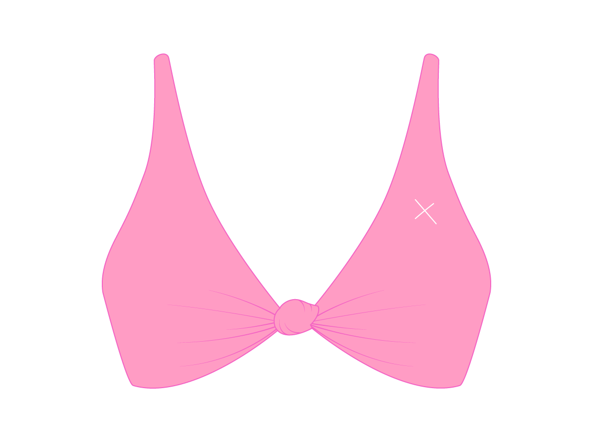 Taffy Pink Twist Top