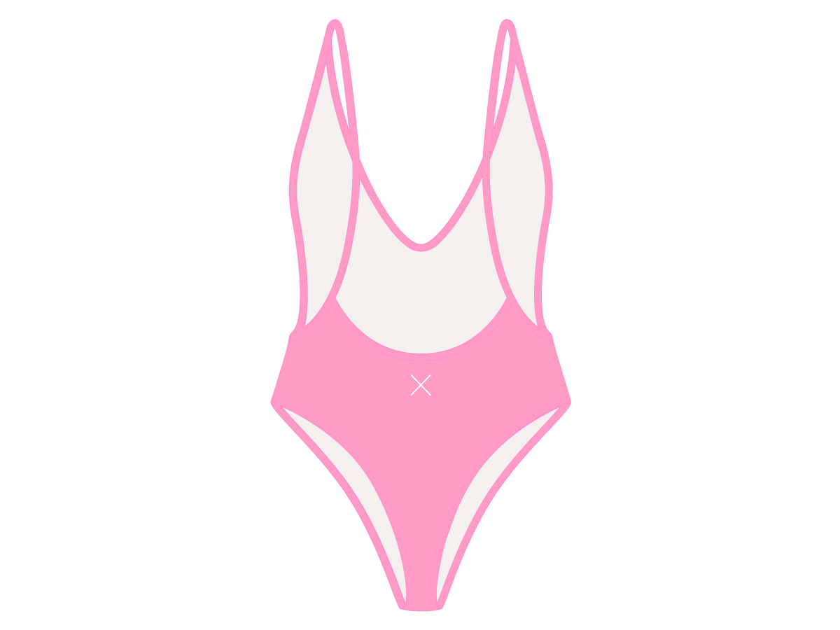 Taffy Pink Retro One-Piece II