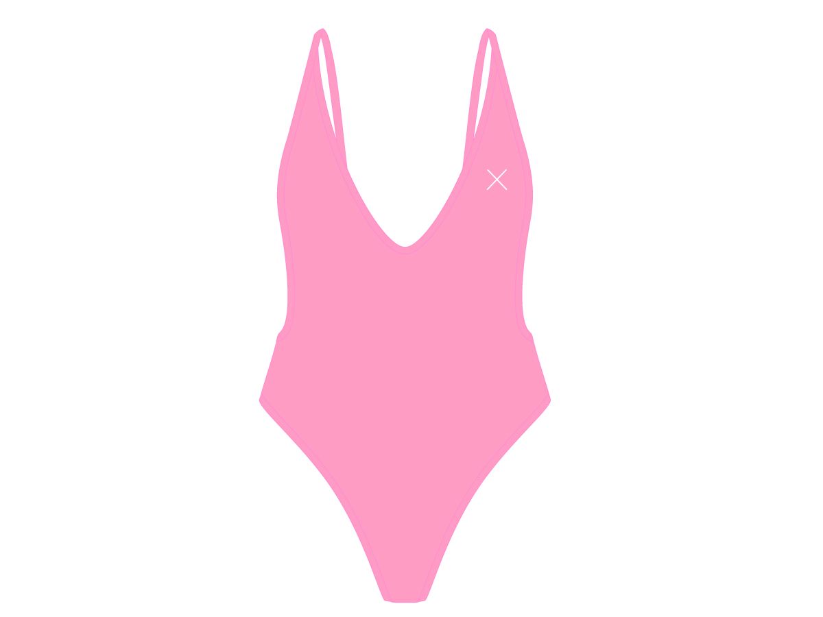 Taffy Pink Retro One-Piece II