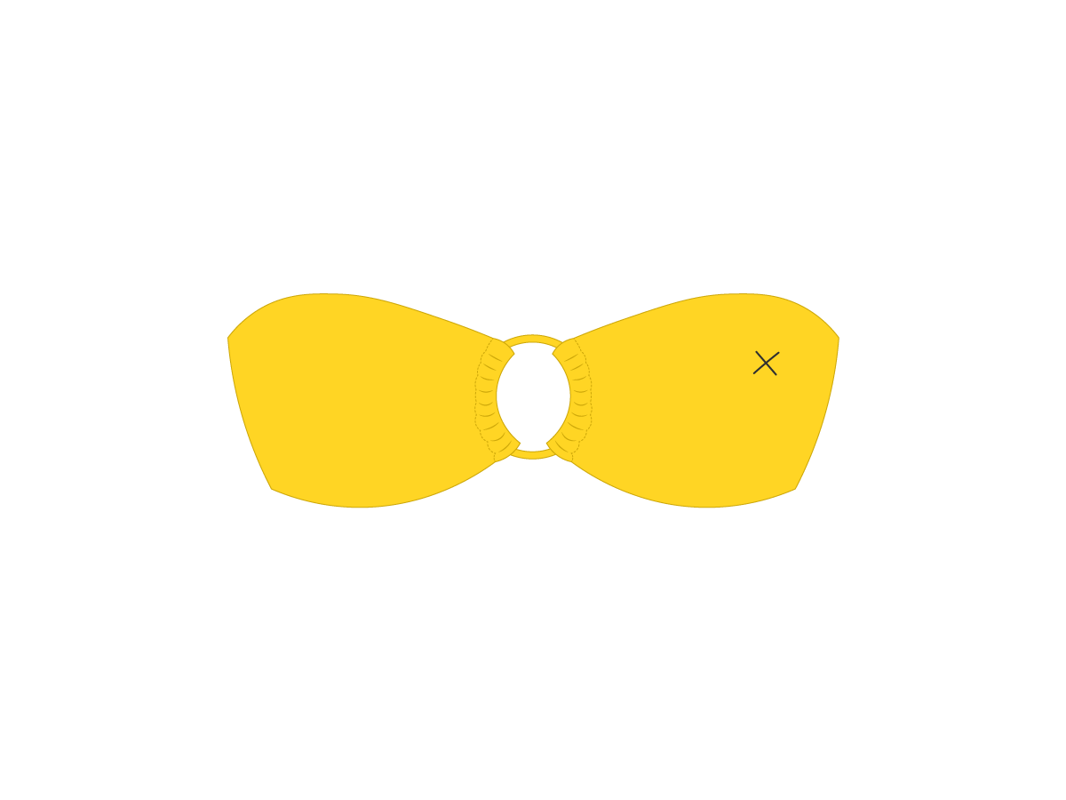 Lily Yellow Hoop Top