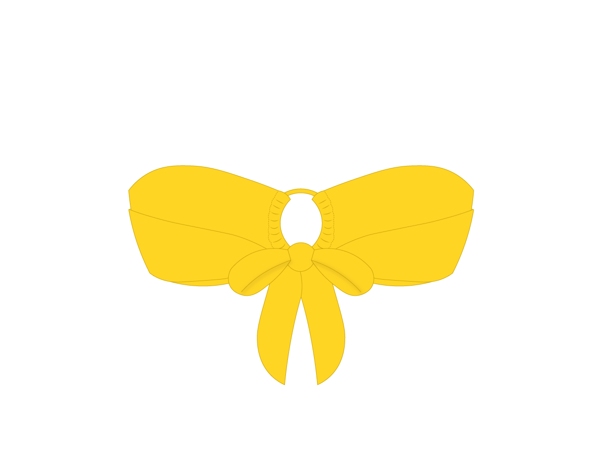 Lily Yellow Hoop Top