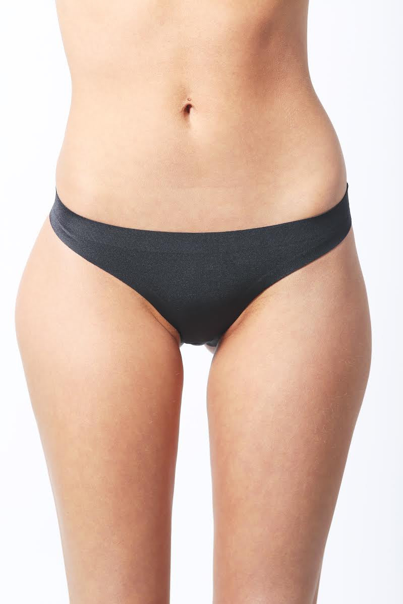 Manhattan Black Seamless Panties